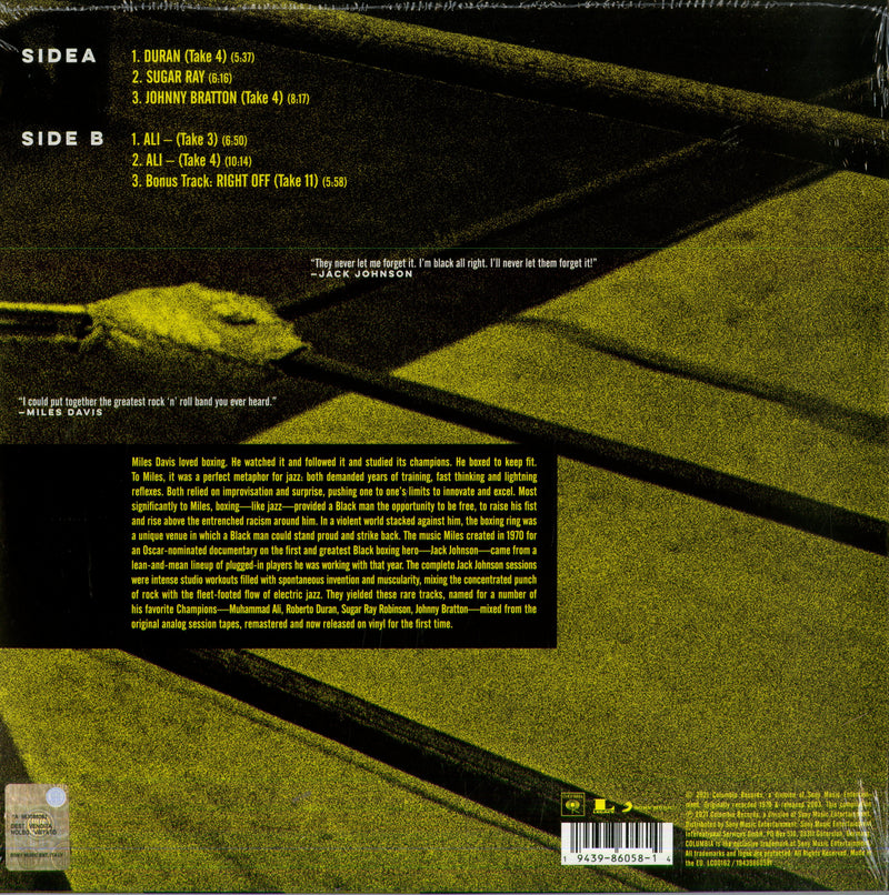 Davis Miles - Champions Rare Miles From The Complete Jack Johnson Sessions (Rsd 21) Lp 0194398605814