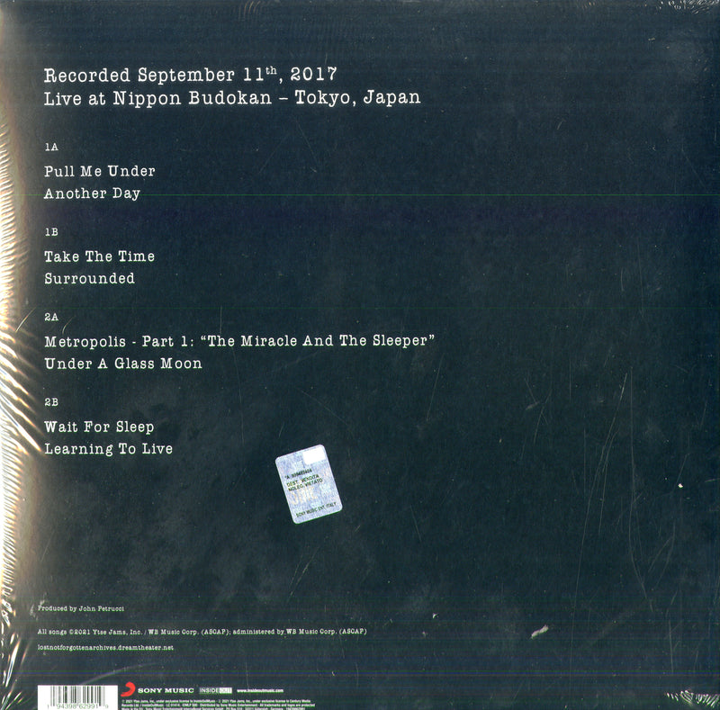 Dream Theater - Lost Not Forgotten Archives Images And Words Live In Japan 2017 Lp 0194398629919