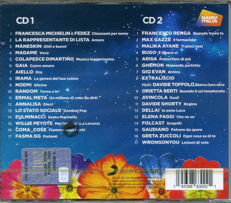Compilation - Sanremo 2021 Cd 0194398630021