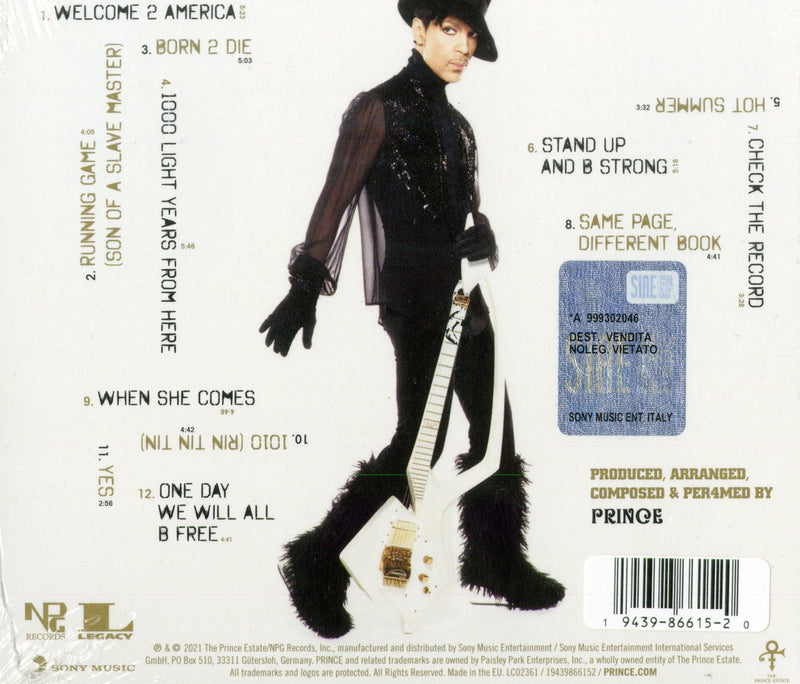 Prince - Welcome 2 America Cd 0194398661520