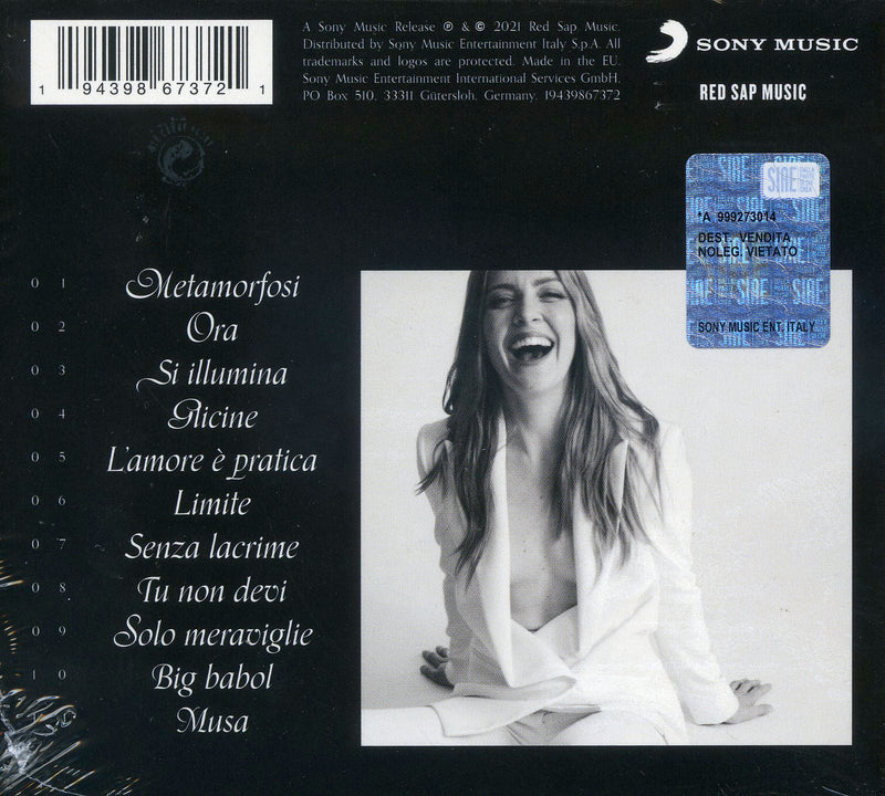 Noemi - Metamorfosi (Sanremo 2021) Cd 0194398673721