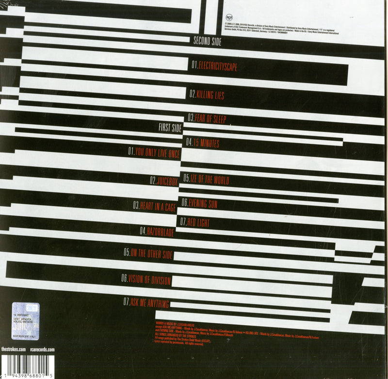 Strokes The - First Impressions Of Earth (Vinyl Black) Lp 0194398688015