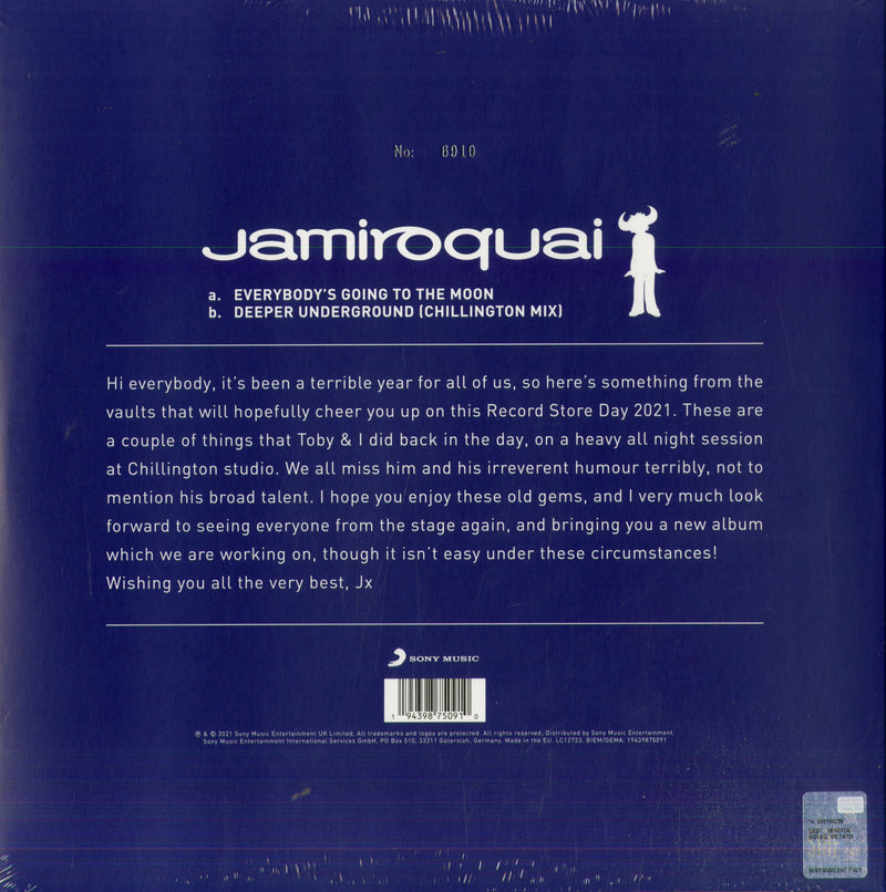 Jamiroquai - Everybody'S Going To The Moon (Rsd 21) Lp 0194398750910