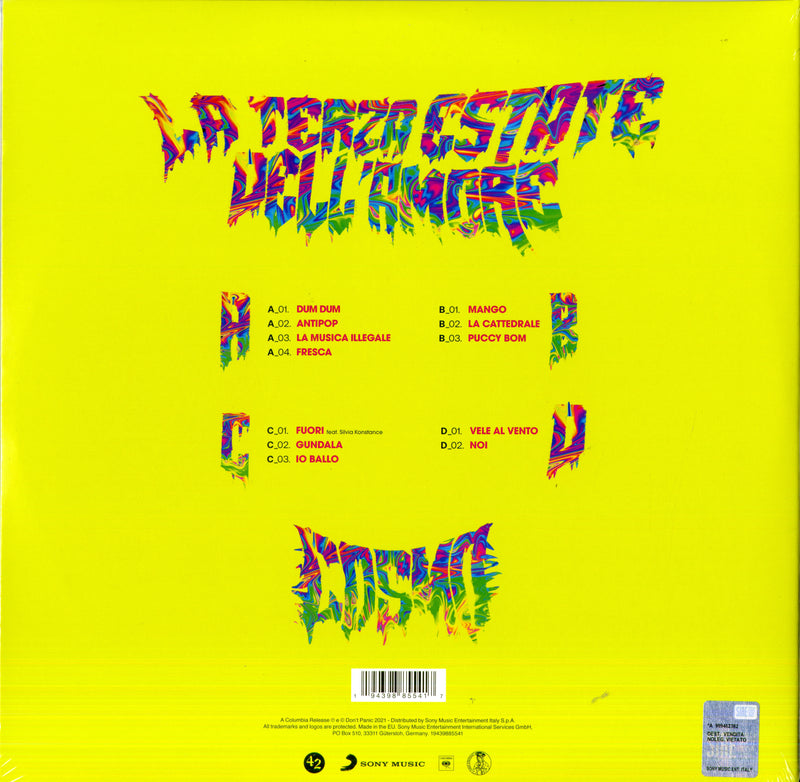 Cosmo - La Terza Estate Dell'Amore 2Lp Nero Lp 0194398855417