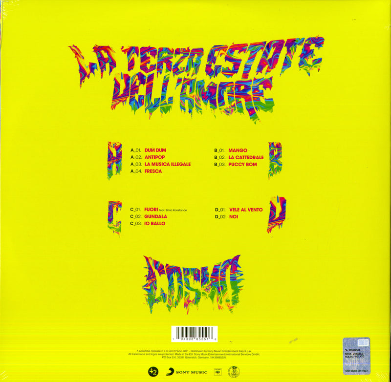 Cosmo - La Terza Estate Dell'Amore 2 Lp Verde Lp 0194398855516