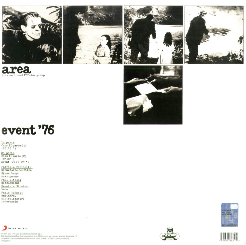 Area - Event 76 (Live) (180 Gr. Vinile Trasparente) Lp 0194398857510