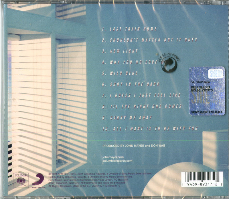 Mayer John - Sob Rock Cd 0194398931722