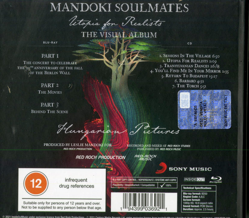 Mandoki Soulmates - Utopia For Realists: Hungarian Pictures Cd 0194399036921