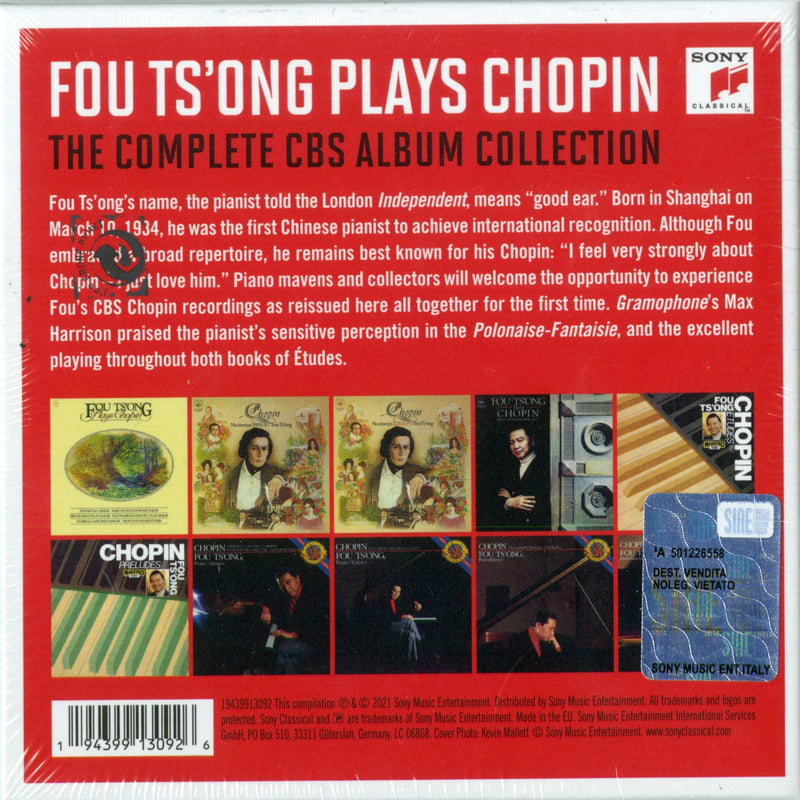 Ts'Ong Fou - Fou Ts'Ong Plays Chopin The Complete Cbs Album Collection Cd 0194399130926