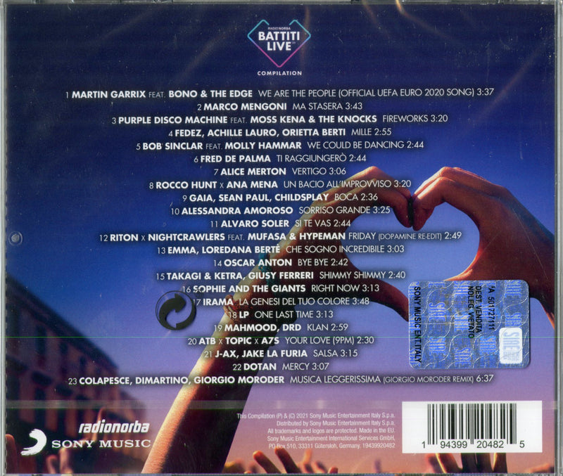 Compilation - Radio Norba Battiti Live '21 Cd 0194399204825