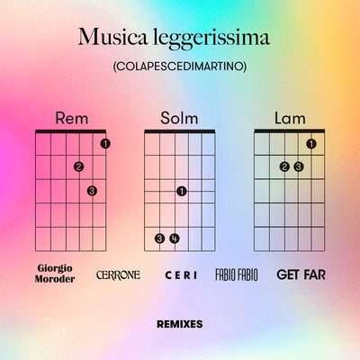 Colapesce, Dimartino - Musica Leggerissima Remixes (2Lp Nero) Lp 0194399214510