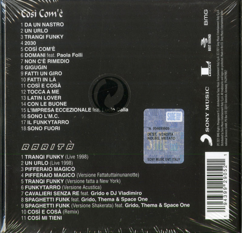 Articolo 31 - CosÃ¬ Com'E' (Legacy Edition Special Clamshell Box) Cd 0194399290521