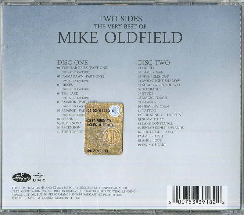 Oldfield Mike - Two Sides The Very Best CD 0600753391822