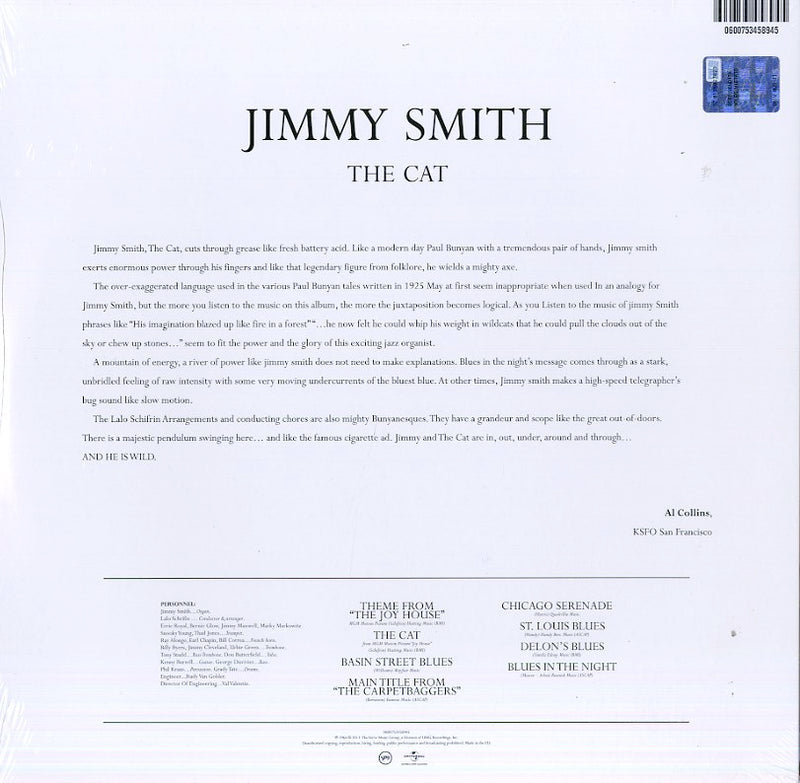 Smith Jimmy - The Cat (180 Gr.) Lp 0600753458945