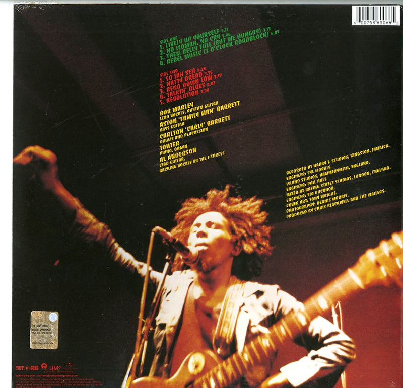 Marley Bob & The Wailers - Natty Dread Lp 0600753600665