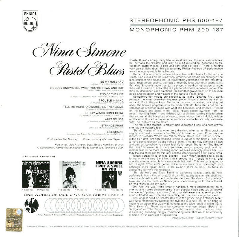 Simone Nina - Pastel Blues Vinile LP - Vinyl record 0600753605714