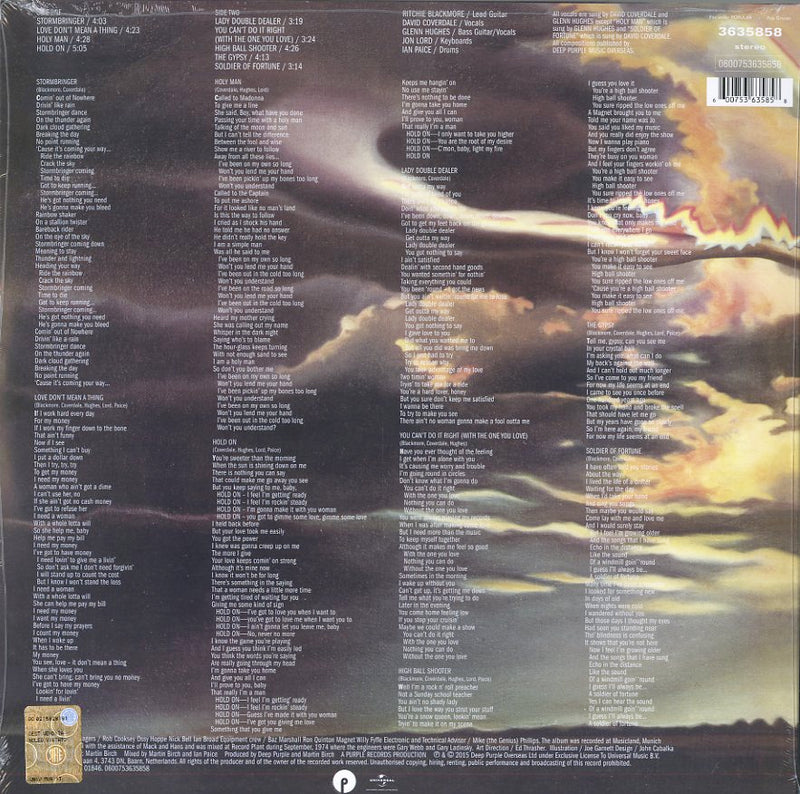 Deep Purple - Stormbringer Vinile LP - Vinyl record 0600753635858