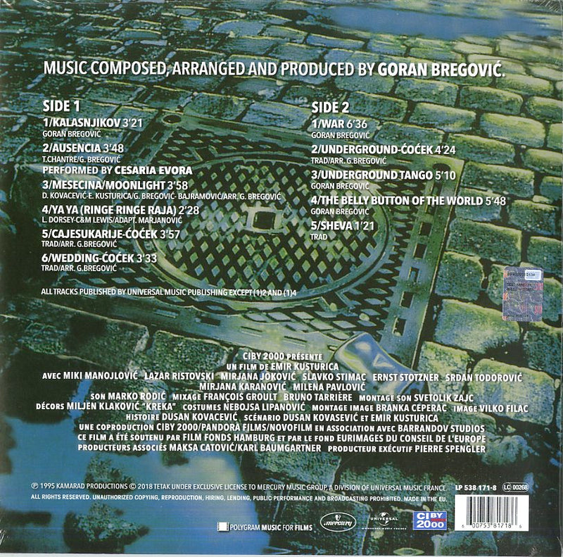 O. S. T. -Underground( Bregovic Goran) - Underground Vinile LP - Vinyl record 0600753817186