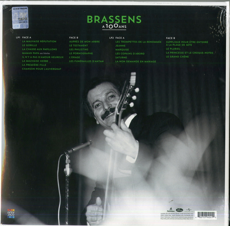 Brassens George - Brassens A 100 Ans Lp 0600753940419