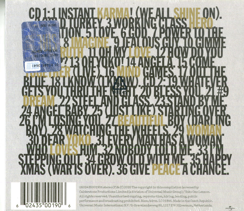 Lennon John - Gimme Some Truth (Deluxe Edt.) Cd 0602435001906