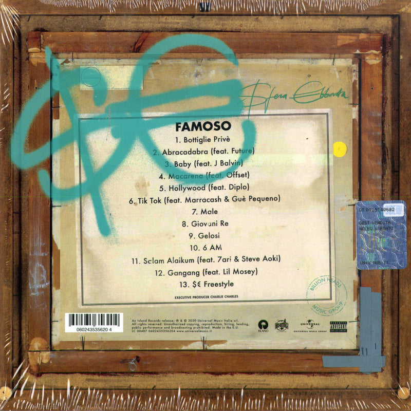 Sfera Ebbasta - Famoso (Digipack Deluxe Con Lithography Cards) Cd 0602435356204