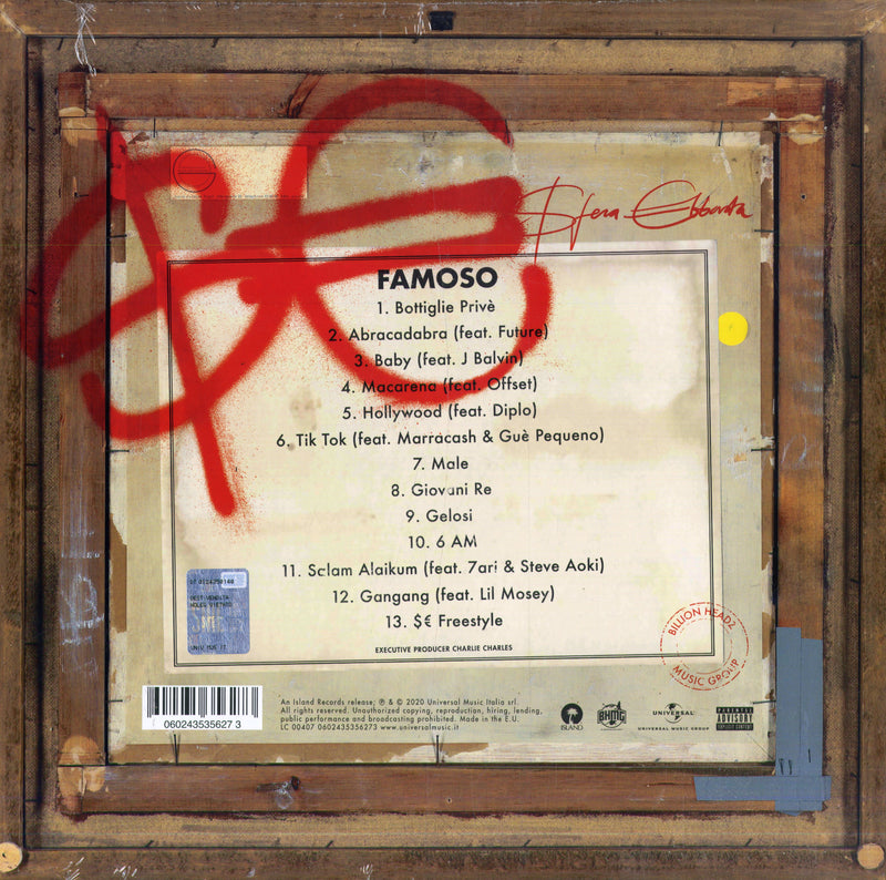 Sfera Ebbasta - Famoso Lp 0602435356273