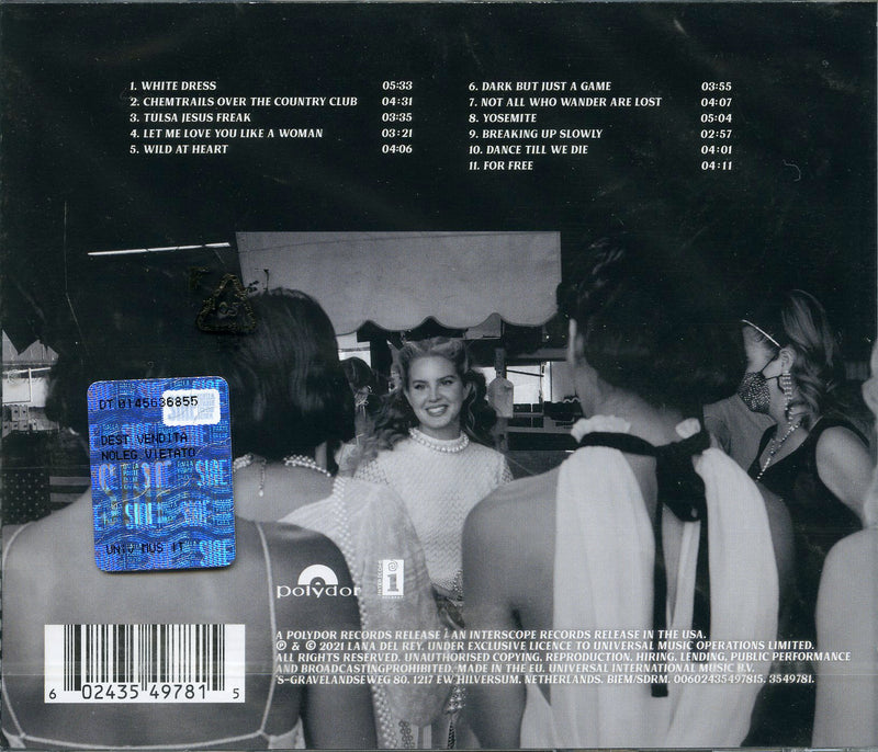 Del Rey Lana - Chemtrails Over The Country Club Cd 0602435497815