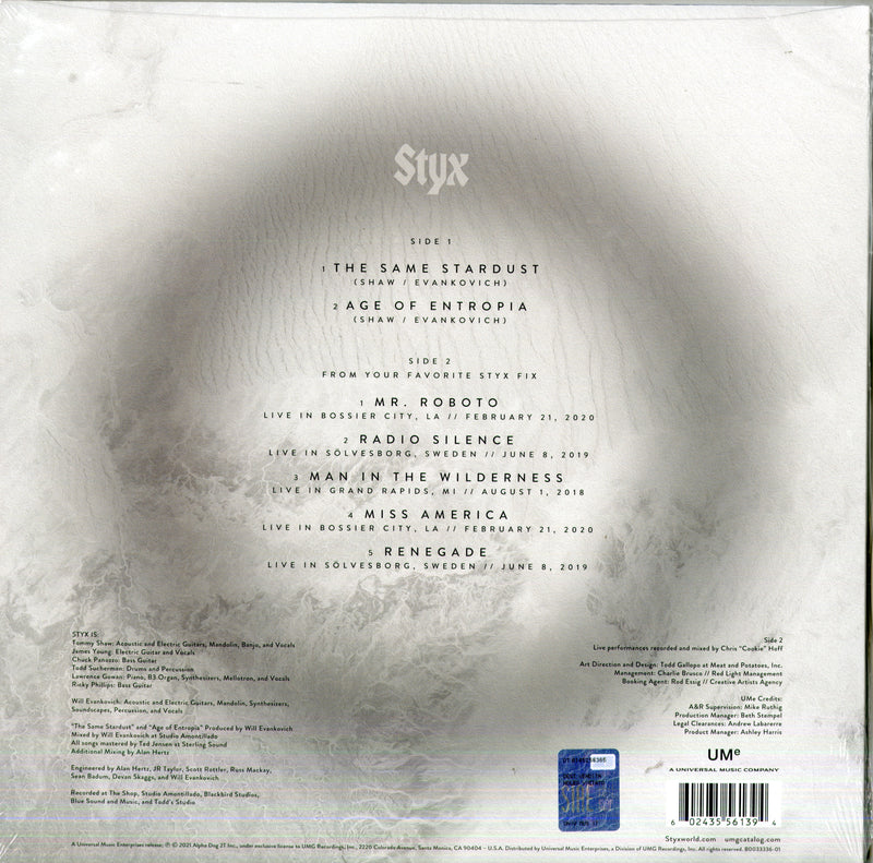 Styx - The Same Stardust (Rsd 21) Lp 0602435561394