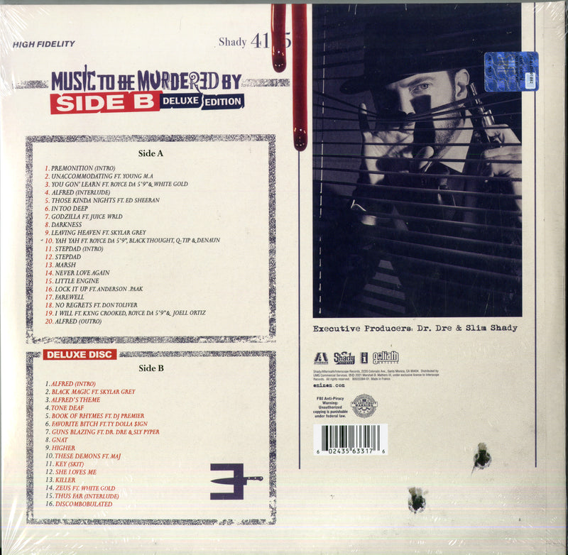 Eminem - Music To Be Murdered By Side B (Deluxe Vinyl Edt.) Lp 0602435633176
