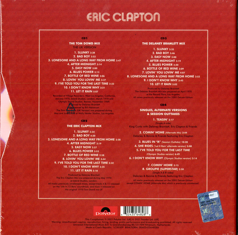 Clapton Eric - Eric Clapton (Anniversary) Cd 0602435648286