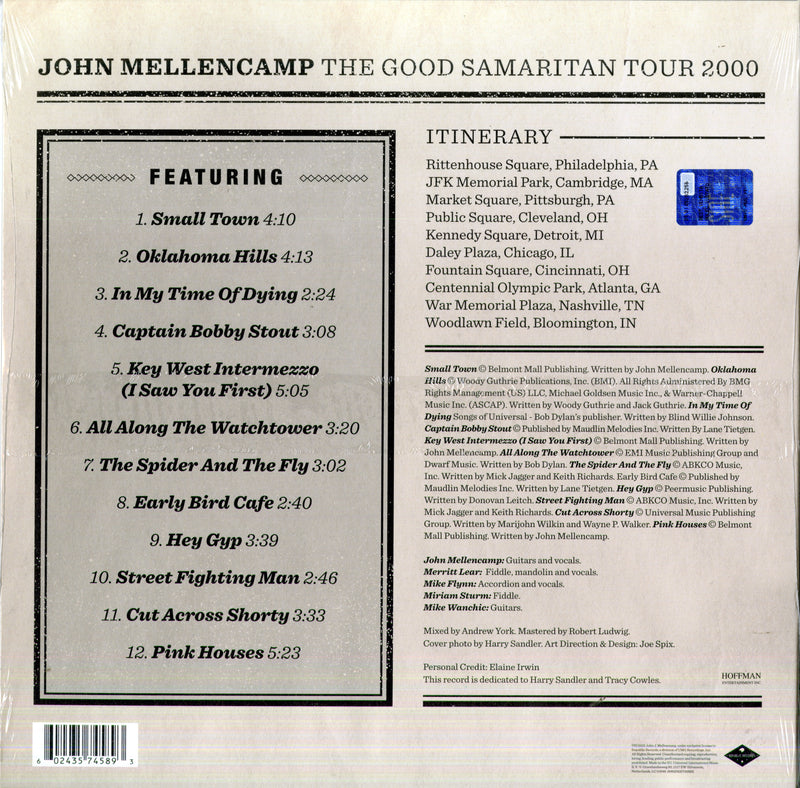 Mellencamp John - The Good Samaritan Tour Lp 0602435745893