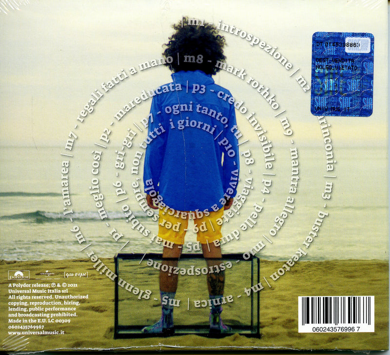 Gio Evan - Mareducato (Sanremo 2021) Cd 0602435769967