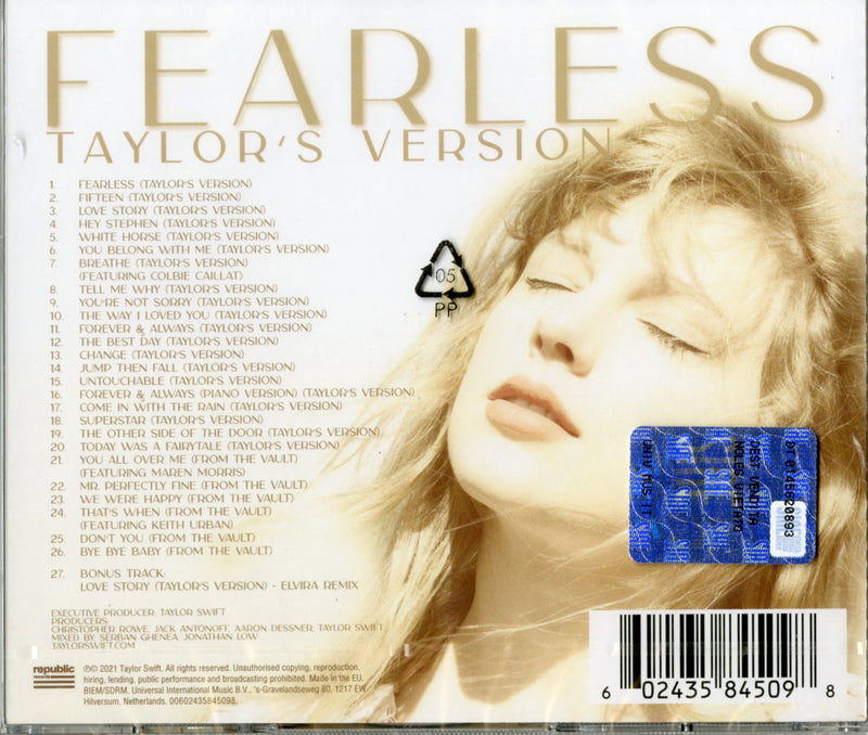 Swift Taylor - Fearless (Taylor'S Version) Cd 0602435845098