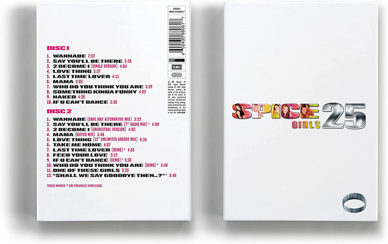 Spice Girls - Spice (25Th Anniversary) (Album Original + Disco Bonus Con Remix E Demo + Book) Cd 0602435880617