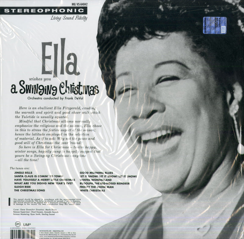 Fitzgerald Ella - Ella Wishes You A Swinging Christmas (180 Gr. Vinyl Gatefold) Lp 0602435971841