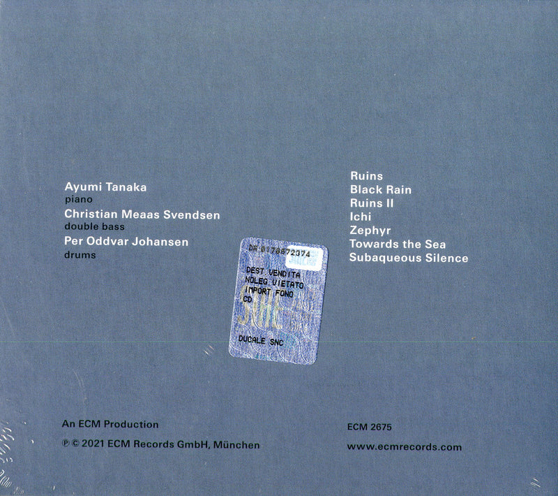 Ayumi Tanaka Trio - Subaqueous Silence Cd 0602438429127