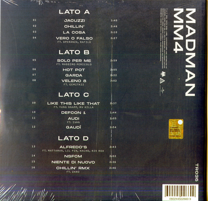 Madman - Mm Vol. 4 (Doppio Lp) Lp 0602445026609