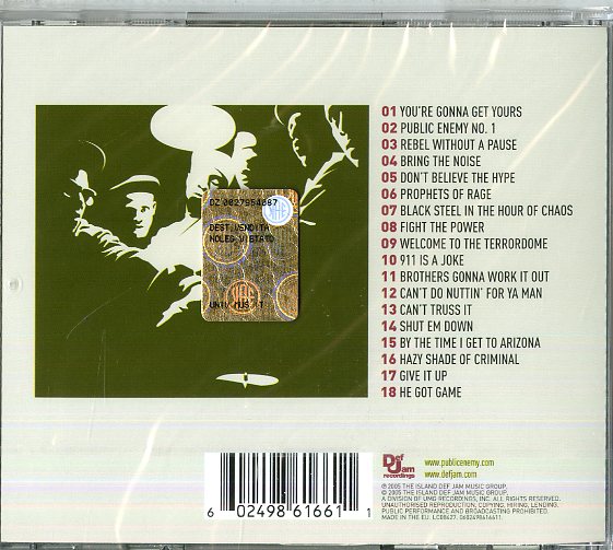 Public Enemy - Greatest Hits Power To The People CD 0602498616611