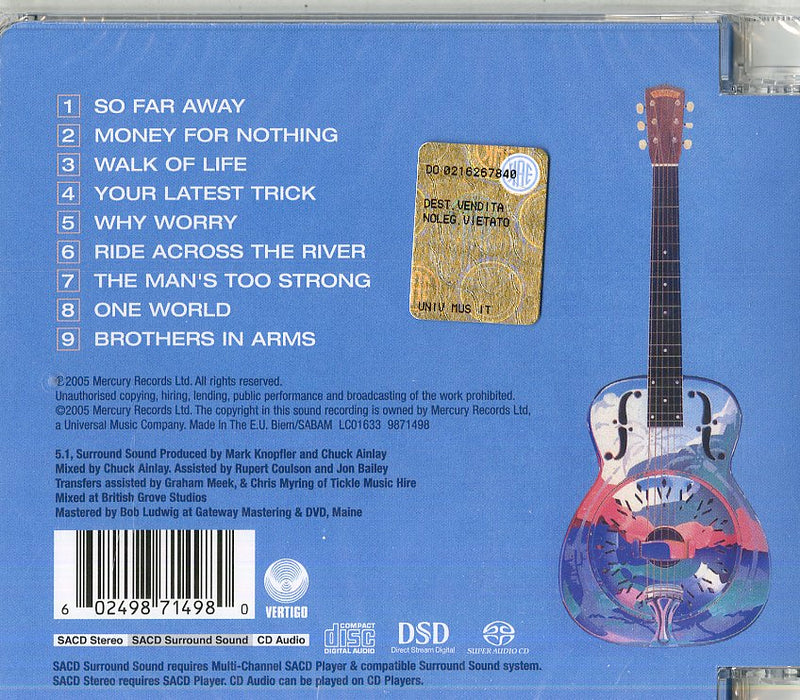 Dire Straits - Brothers Arms Sacd Cd 0602498714980