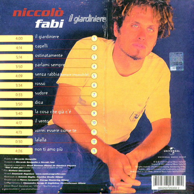 Fabi Niccolo' - Il Giardiniere Lp 0602507253592
