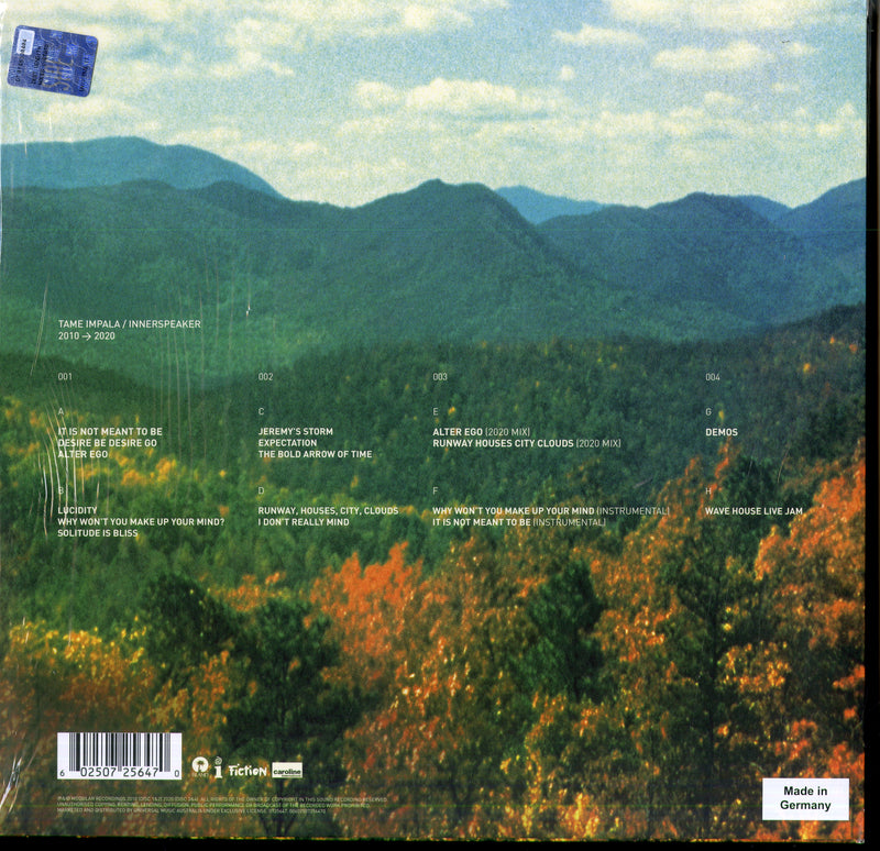 Tame Impala - Innerspeaker (10Th Anniversary Deluxe Edt. 4 Lp + Booklet 40 Pagine) Vinile LP - Vinyl record 0602507256470