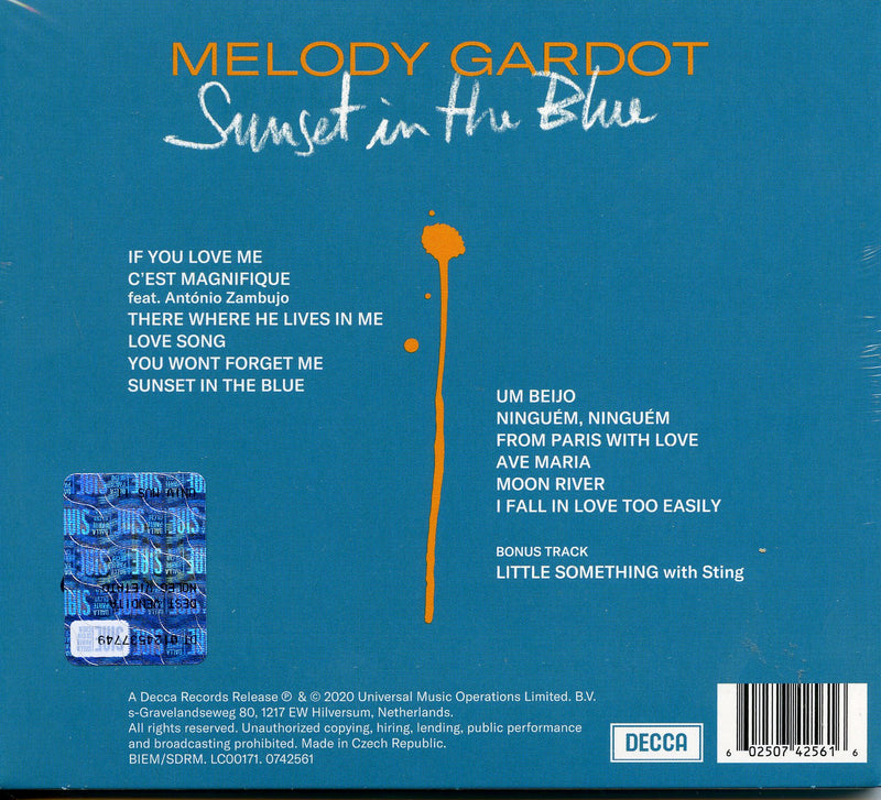 Gardot Melody - Sunset In The Blue Cd 0602507425616