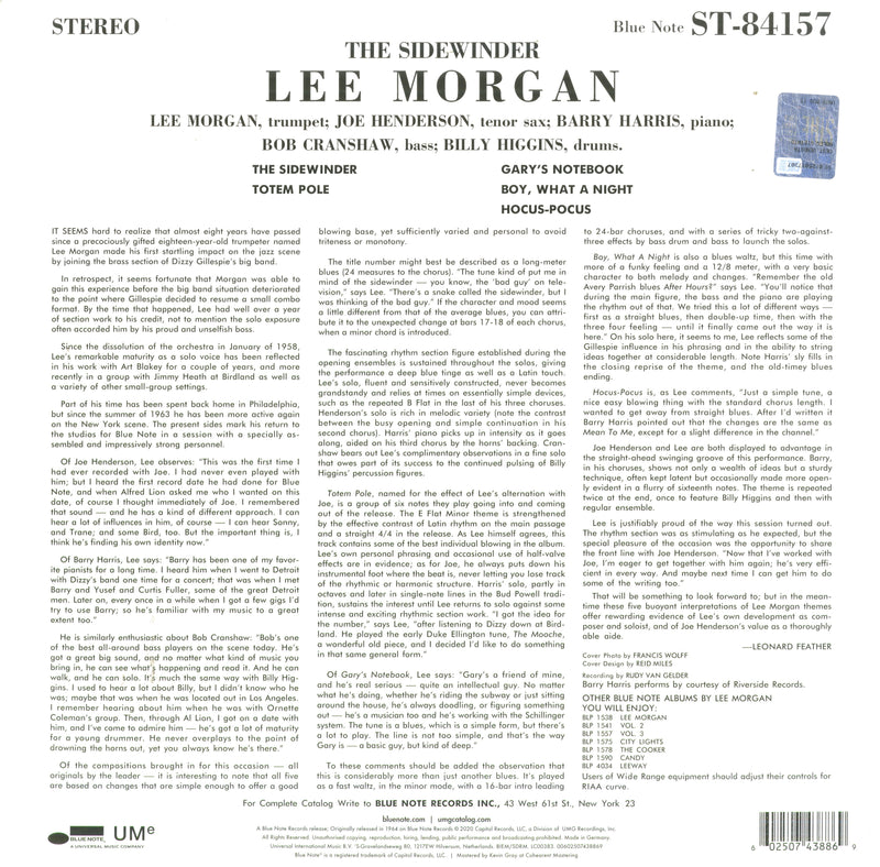 Morgan Lee - The Sidewinder Lp 0602507438869