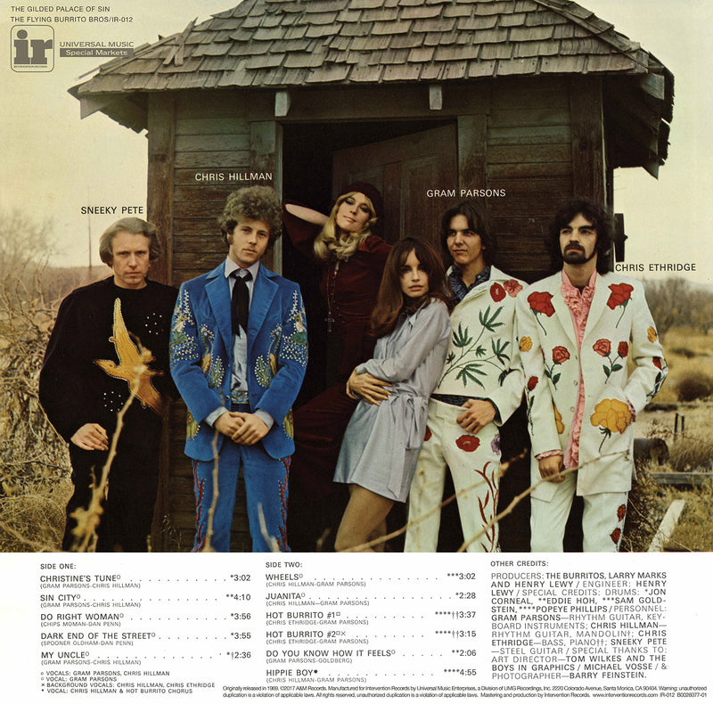 Flying Burrito Brothers - The Gilded Palace Of Sin Lp 0602507482428