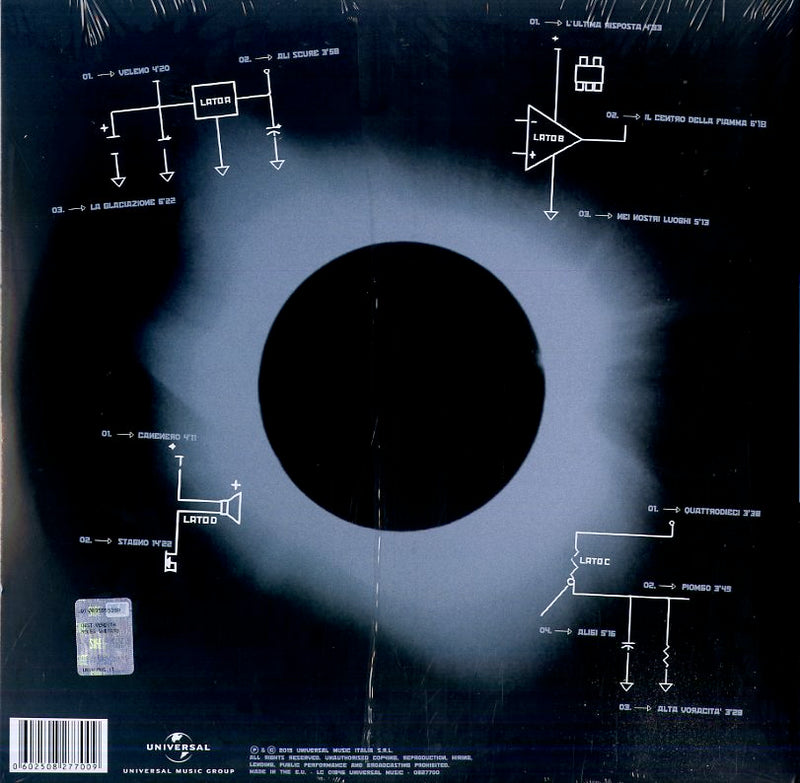 Subsonica - L'Eclissi (180 Gr. Vinile Trasparente Limited Edt.) Lp 0602508277009