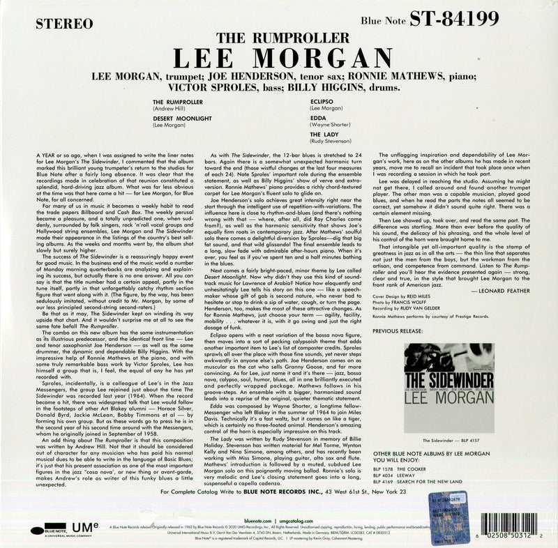 Morgan Lee - The Rumproller Lp 0602508503122