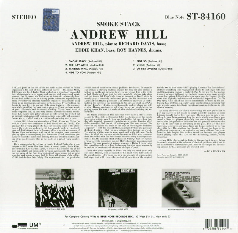 Hill Andrew - Smokestack Lp 0602508525445
