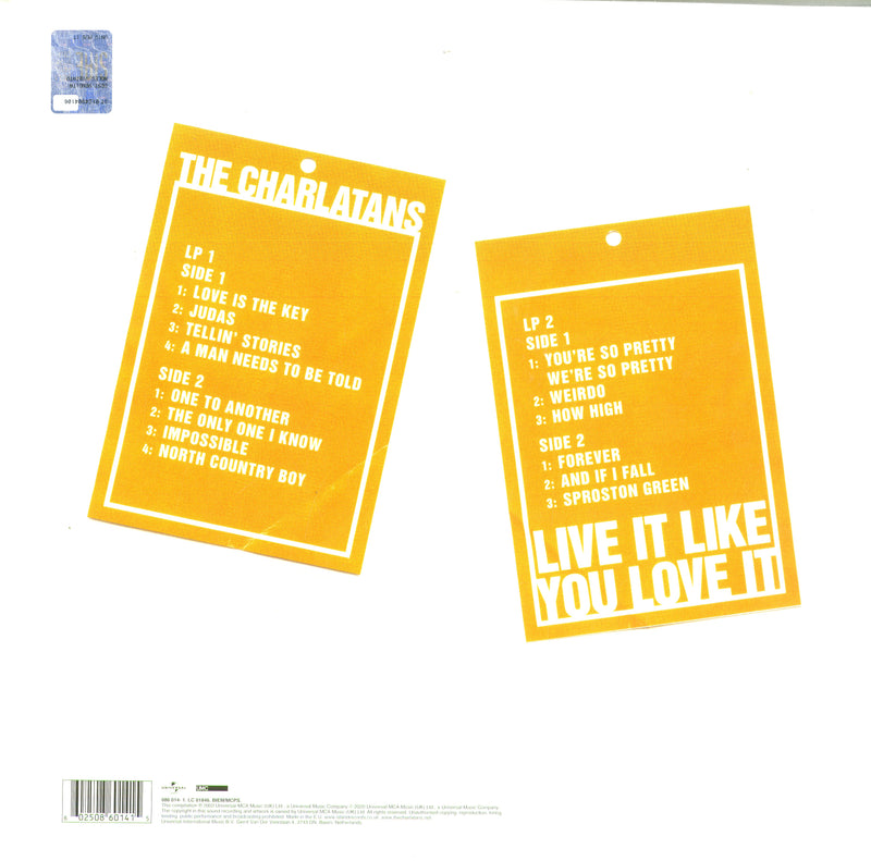 Charlatans - Live It Like You Love It (Rsd 2020) Vinile LP - Vinyl record 0602508601415