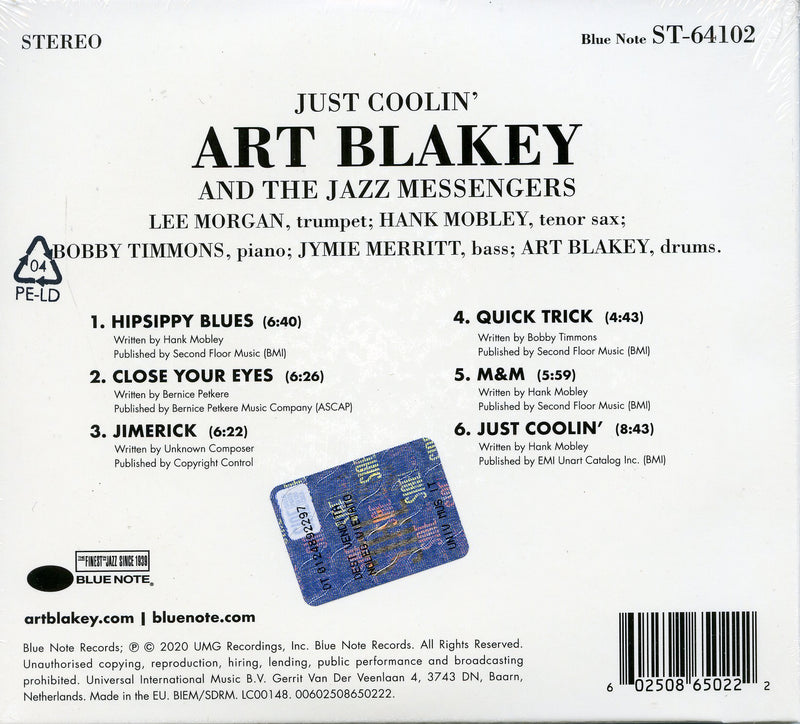 Blakey Art - Just Coolin' CD 0602508650222