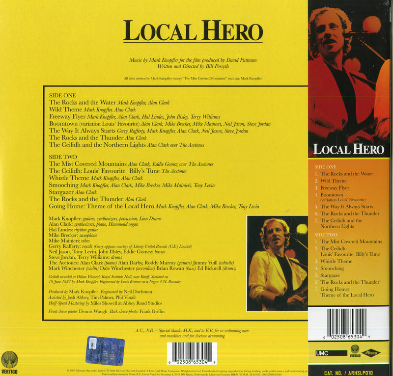 Knopfler Mark - Local Hero (Half Speed Master) Lp 0602508653049